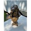 Image 1 : Bronze Female Bust Sculpture, 12 Inches