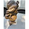 Image 2 : Bronze Female Bust Sculpture, 12 Inches