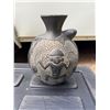 Image 1 : Black Ceramic Vase with Animal and Figure Mot