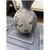 Image 3 : Black Ceramic Vase with Animal and Figure Mot