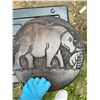 Image 3 : Carved Wooden Disc, Bamboo Flute, and Painted