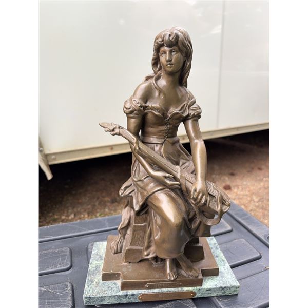 Mignon Bronze Sculpture Signed by Michon