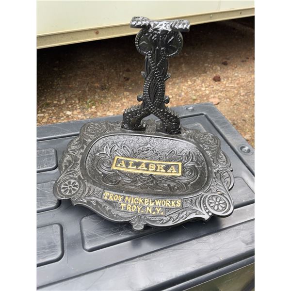 Troy Nickel Works Alaska Cast Iron Boot Scrpa