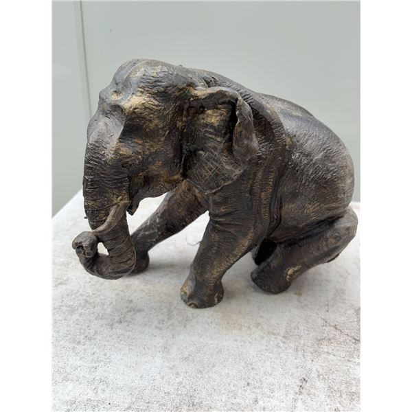 Bronze Elephant Sculpture 10 in. x 8 in.