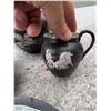 Image 8 : Adams England Jasperware Tea Set and Serving Pieces, Greek Motif