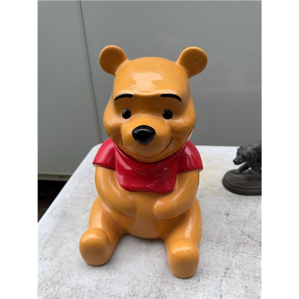 Winnie the Pooh Ceramic Cookie Jar, 12 Inch Tall