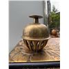 Image 2 : Vintage Brass Handcrafted Bell with Floral Motif