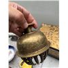 Image 5 : Vintage Brass Handcrafted Bell with Floral Motif