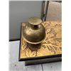 Image 6 : Vintage Brass Handcrafted Bell with Floral Motif