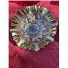 Image 1 : Fenton Carnival Glass Sunburst Pattern Bowl, 8 Inch