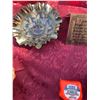 Image 3 : Fenton Carnival Glass Sunburst Pattern Bowl, 8 Inch