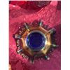Image 6 : Fenton Carnival Glass Sunburst Pattern Bowl, 8 Inch