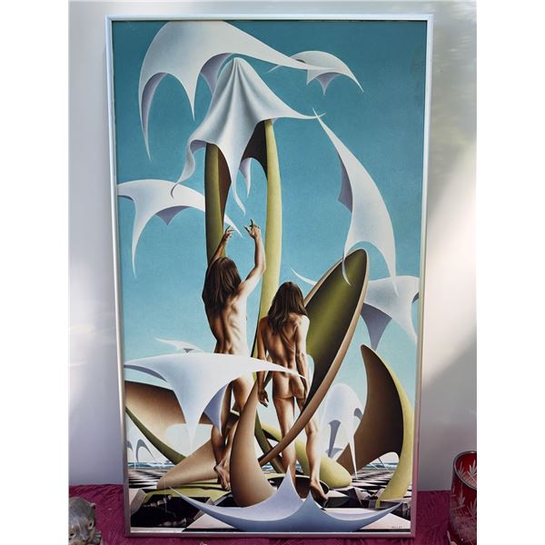 Paul Kelley "Untitled - Kites" Surrealist Art Print (23" x 14")
