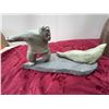 Image 4 : Inuit Soapstone Carving of Hunter and Seal