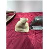 Image 5 : Inuit Soapstone Animal Carvings, Signed Canadian Arctic Art