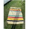 Image 1 : Hudson’s Bay Wool Point Blanket with Multicolour Stripes