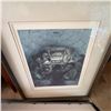 Image 6 : 8 Framed Artworks: Prints, Drawings, Collage, Florals, Wildlife