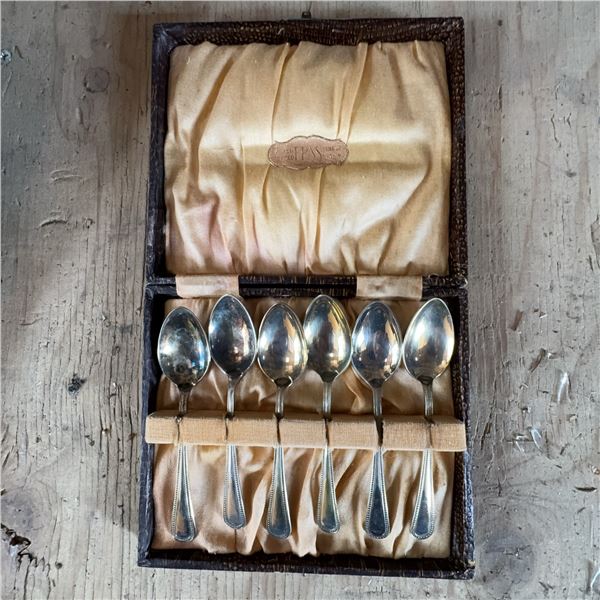 Two Vintage Flatware Sets with Original Presentation Boxes