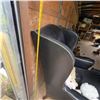 Image 6 : Black Wingback Armchair With Ottoman Storage Set