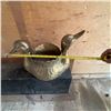 Image 4 : Large Brass Double-Headed Duck Planter 20 in x 14 in