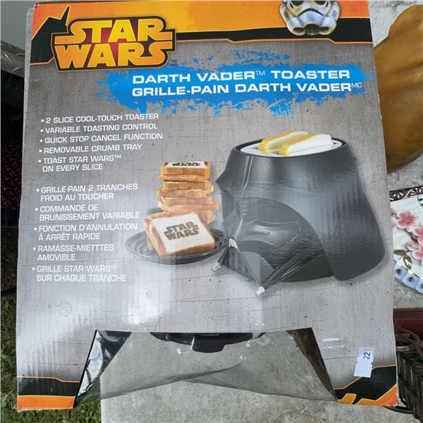 Star Wars Darth Vader 2-Slice Toaster (Boxed)