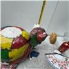 Image 11 : Large Metal Patchwork Turtle Storage Sculpture