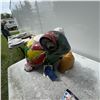 Image 4 : Large Metal Patchwork Turtle Storage Sculpture