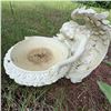 Image 1 : Decorative Angel Garden Bird Bath, 19 Inches