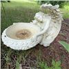 Image 4 : Decorative Angel Garden Bird Bath, 19 Inches