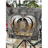 Image 2 : Metal Wall Plaque with Crown Design