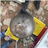 Image 2 : Vintage Metal Wok, Nesting Enamel Bowls, and Glassware Assortment