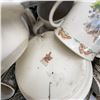 Image 4 : Lot: Vintage Ceramics, Glass Ornaments, Glass Turtle and Decor