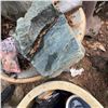 Image 10 : Large Assorted Outdoor Decorative Stones, Planters, and Garden Decor