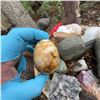 Image 4 : Large Assorted Outdoor Decorative Stones, Planters, and Garden Decor