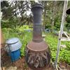 Image 1 : Outdoor Metal Mesh Wood-Burning Chiminea Heater