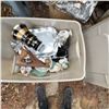 Image 9 : Lot: Vintage Ceramics, Metal Tray, Rusty Hand Plane