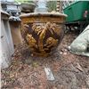 Image 5 : Large Glazed Ceramic Planter with Panda Motif, 22" x 19"