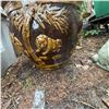 Image 8 : Large Glazed Ceramic Planter with Panda Motif, 22" x 19"