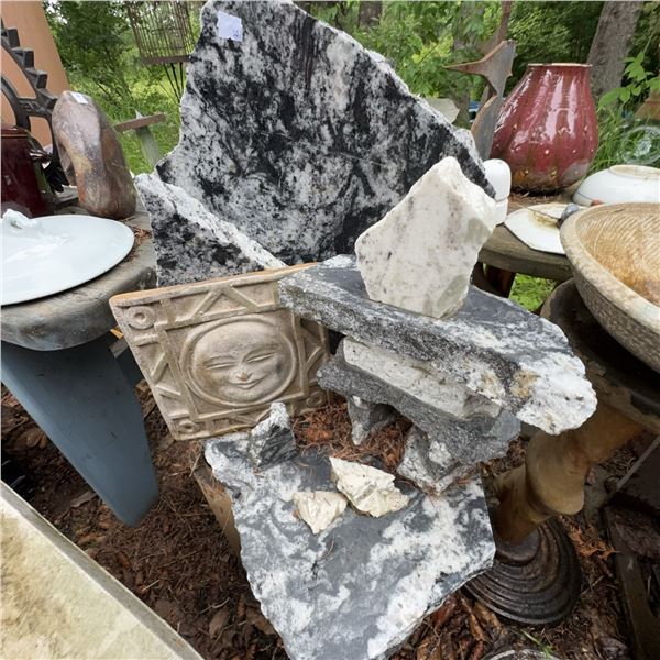 Decorative Stone Pieces and Relief Tile