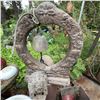 Image 4 : Decorative Ritual Bell With Carved Stone Frame and Mask