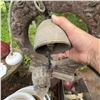 Image 6 : Decorative Ritual Bell With Carved Stone Frame and Mask