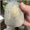 Image 7 : Decorative Ritual Bell With Carved Stone Frame and Mask