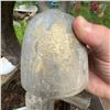 Image 8 : Decorative Ritual Bell With Carved Stone Frame and Mask