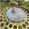 Image 2 : Vintage Metal Sundial on Industrial Tractor Seat Stand