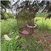 Image 3 : Large Vintage Metal Birdcage Garden Decor