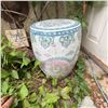 Image 1 : Chinese Porcelain Garden Stool, Hand Painted, 18" Tall