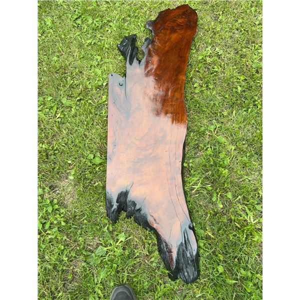 Live Edge Epoxy Resin Wood Slab, Approximately 130 cm