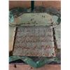 Image 2 : Glass Plaque with Red Rose and Arabic Inscription