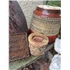 Image 4 : Garden Decor Items Including Terracotta Figures and Ceramic Pot