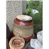 Image 5 : Garden Decor Items Including Terracotta Figures and Ceramic Pot